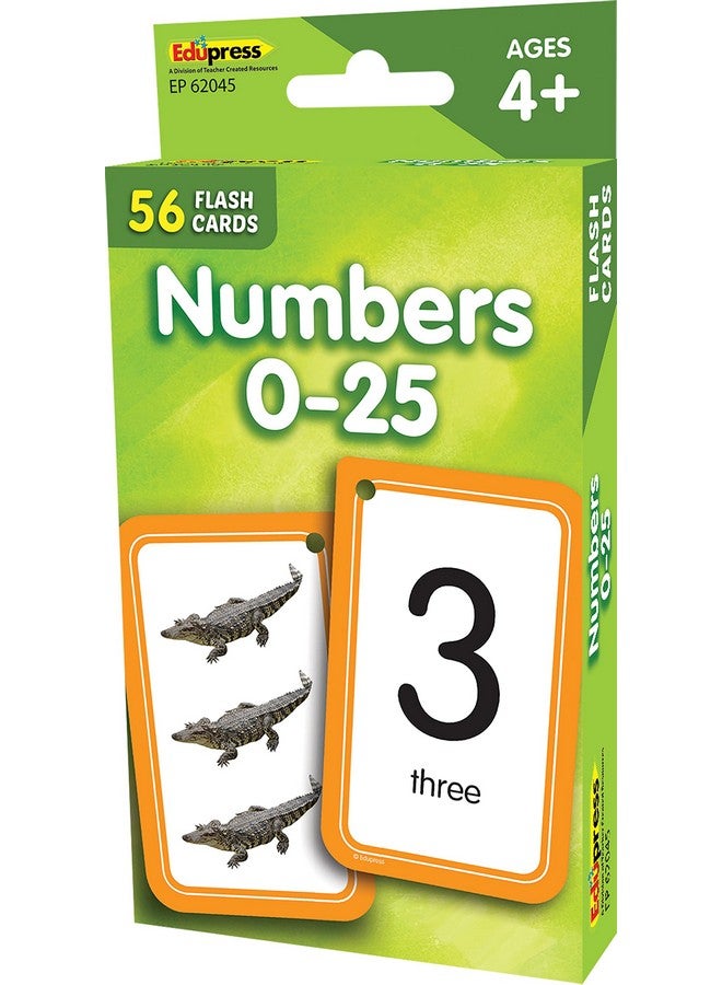 Numbers 025 Flash Cards (Ep62045) 318 X 518