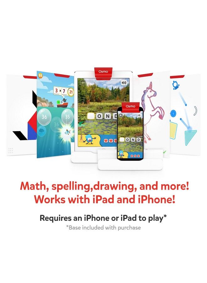 Genius Starter Kit For Ipad  5 Educational Learning Games  Ages 610  Math Spelling Creativity & More  Stem Toy Gifts For Kids Boy & Girl  Ages 6 7 8 9 10 Ipad Base Included