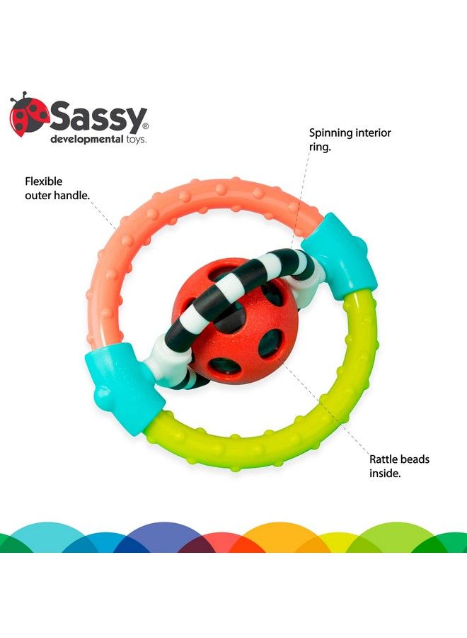 Spin  Chew Flexible Ring Rattle