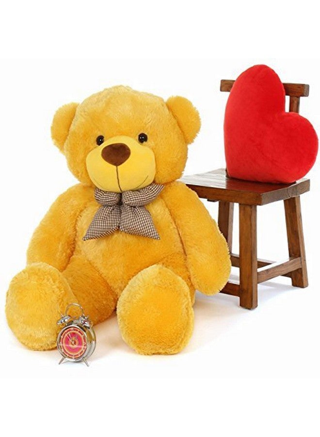 Soft Toys Long Soft Lovable Huggable Cute Giant Life Size Toy Child Safe Best For Birthday Gift Valentine Gift For Girlfriend 4 Feet Yellow