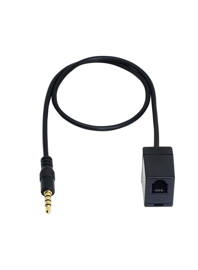 Rj9 To 3.5Mm Telephone Adapter Cable Female Rj9 Headset To Male 3.5Mm Cell Phone Adapter Convert Rj9 Headphone To Smartphones Most Android Cellphone With 3.5Mm Headphone Jack(3.5 Rj9)