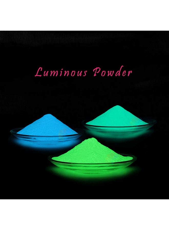 6 Boxes Set Luminous Powder Glow In Th Dark Moon Shape Glitter  Festival Rave Beauty Nightclub Makeup Face Body Nail Art Decoration Pyg6C