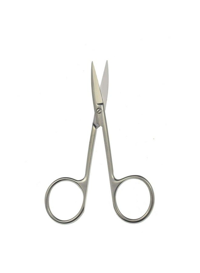Premium Manicure Scissors MultiPurpose Stainless Steel Cuticle Pedicure Beauty Grooming Kit For Nail Eyebrow Eyelash Curved Blade