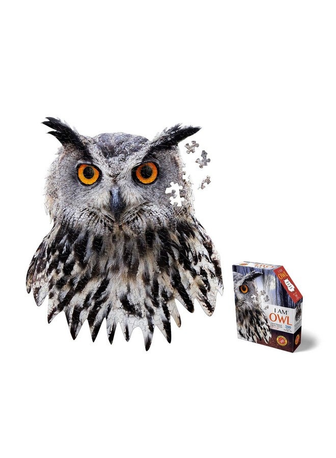 Puzzles I Am Owl 300 Pieces Animal Shaped Jigsaw Puzzle