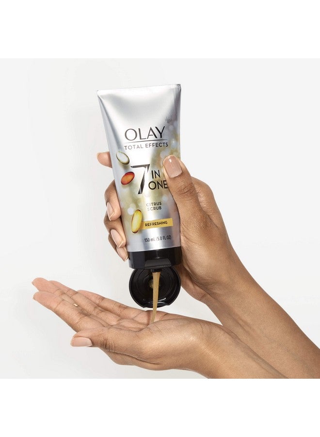 Facial Cleanser By Olay Total Effects Refreshing Citrus Scrub Face Cleanser 5 Ounce Packaging May Vary