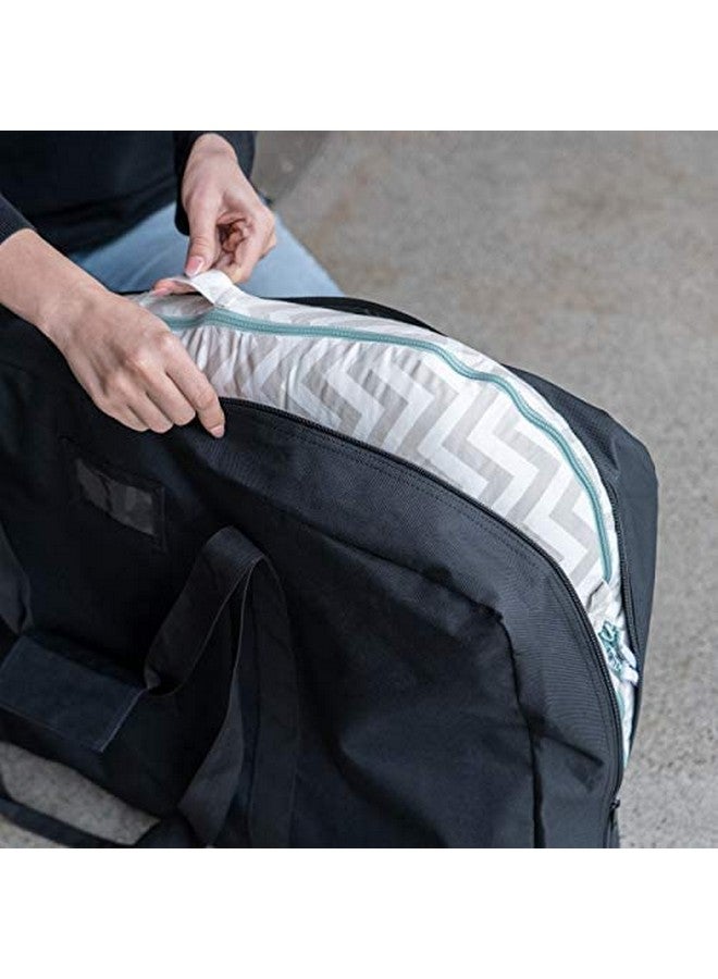Travel Bag And Transport Tote For Baby Lounger Keep Newborn Loungers Clean And Secure Compatible With Dockatot Snuggle Me And Other Baby Nest Pillows Black