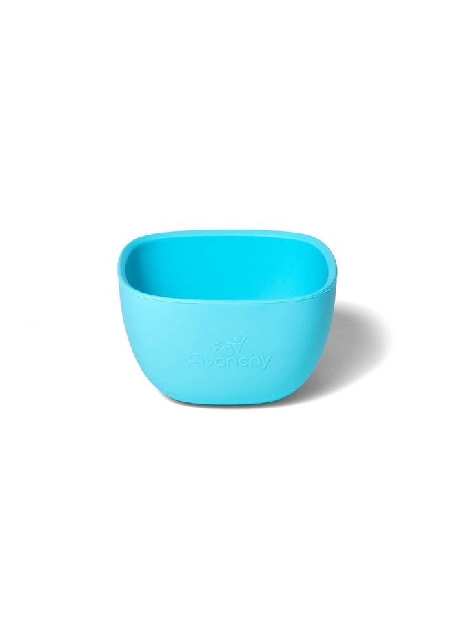 ® Baby Bowls Silicone Mini Prep Bowl Set For Babies Kids Toddler For Feeding Food 4 Oz Blue