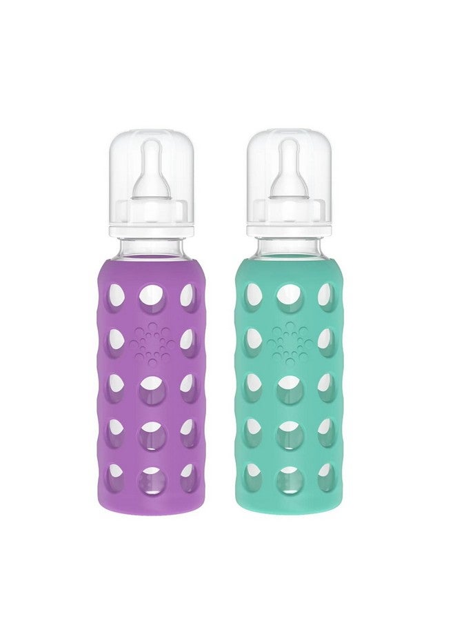 Glass Baby Bottles Grape And Kale 9Oz 2Pk