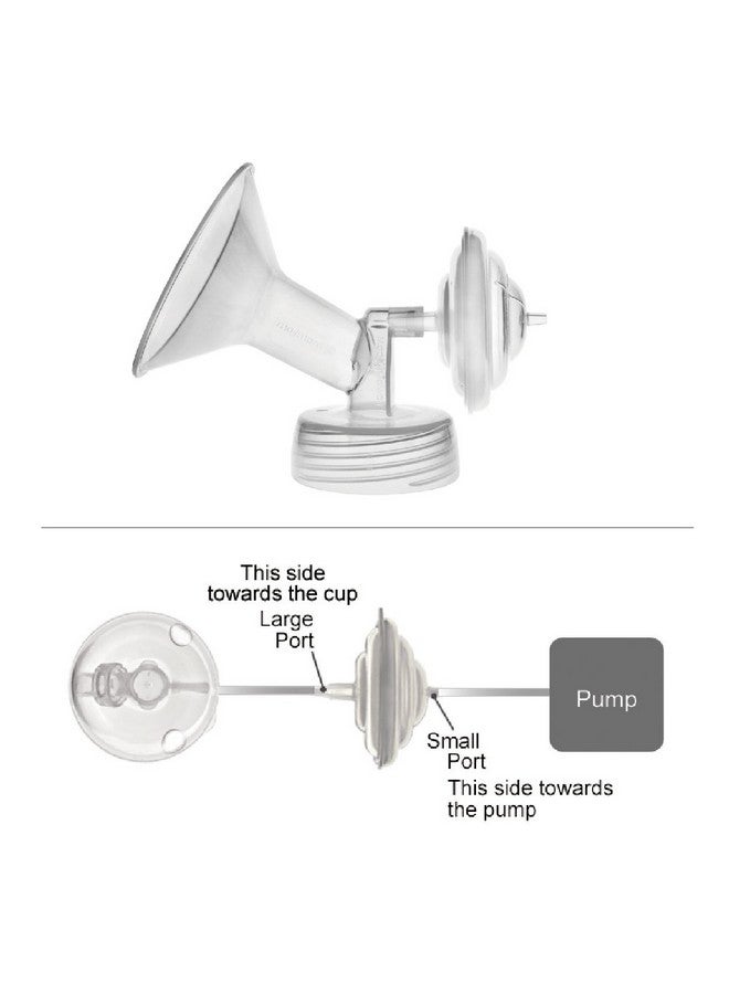 Medium Stem Backflow Protector Compatible With Motif Luna Ameda Mya And Cimilre S3 Pumps; 2Pc Pk