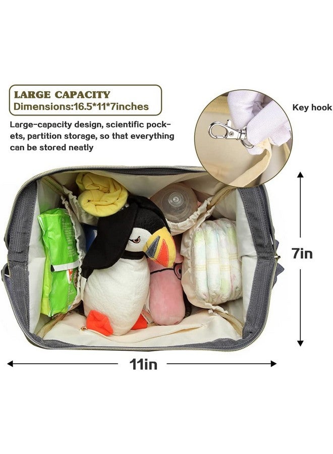 Diaper Bag Backpack For Men Dad Waterproof Large Canvas Camo Nappy Bags Baby Care Bag (Camo)