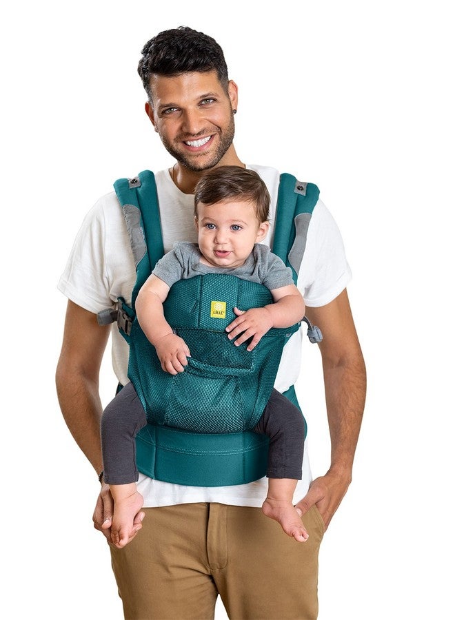 Líllébaby Complete Airflow Ergonomic 6In1 Baby Carrier Newborn To Toddler With Lumbar Support For Children 745 Pounds 360 Degree Baby Wearing Inward And Outward Facing Pacific Coast