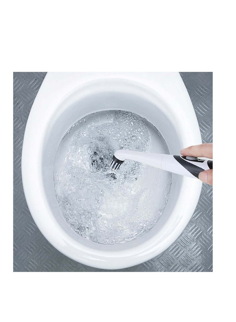 Electric Cleaning Brush Set, Durable Sonic Sink Scrubber with 4 Head Tool Power Brush, Handheld Small Scrub Brushes, for Deep Crevice