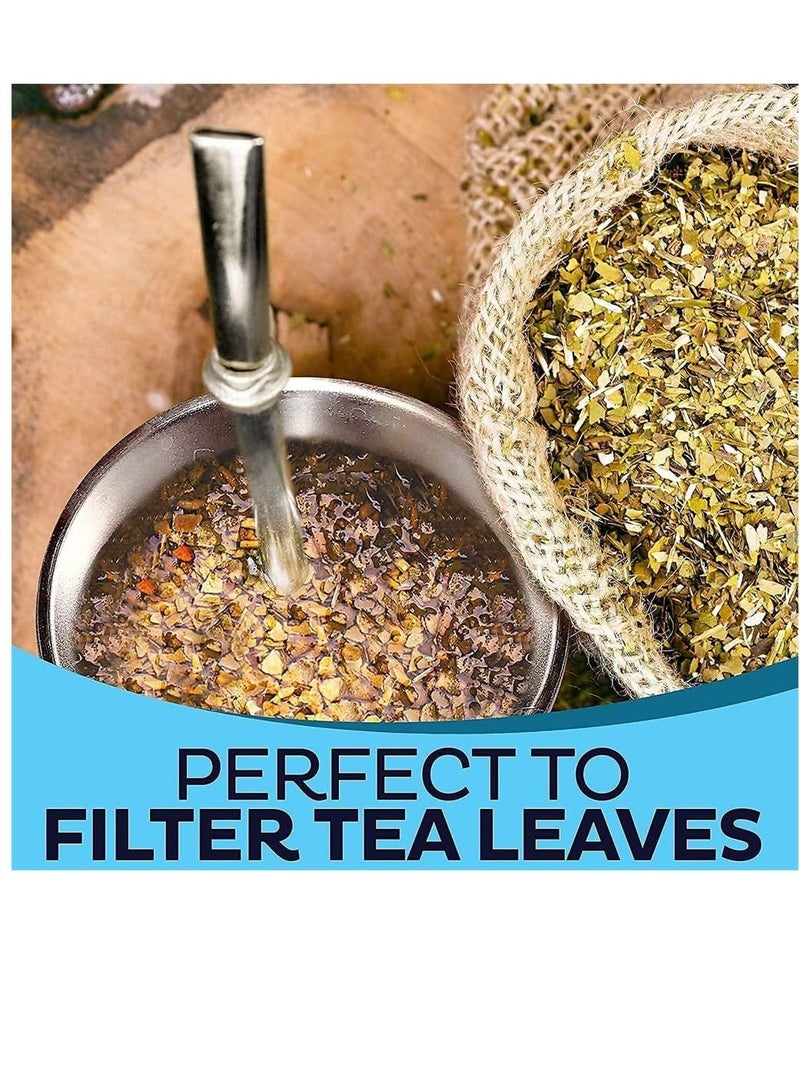 Yerba Mate Tea Cup And Bombilla Straw Set 12oz double-wall Stainless Coffee Water Natural Gourd Kit For Loose Leaf Drinking Easy to Clean