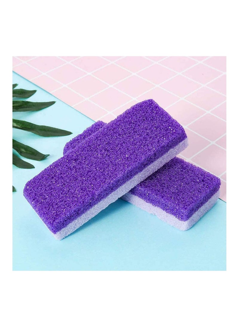 8 Pcs Double Sided Pumice Stone Callus, Hard Skin Callus Remover and Scrubber Pedicure Tools Foot File for Feet Hands Exfoliator Block