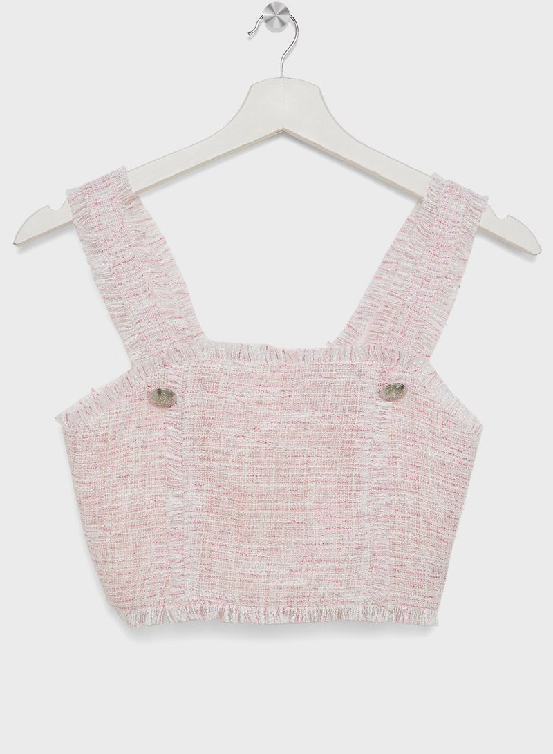 Kids Gamela Boucle Top