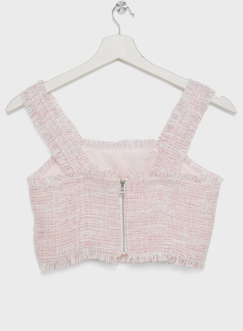 Kids Gamela Boucle Top