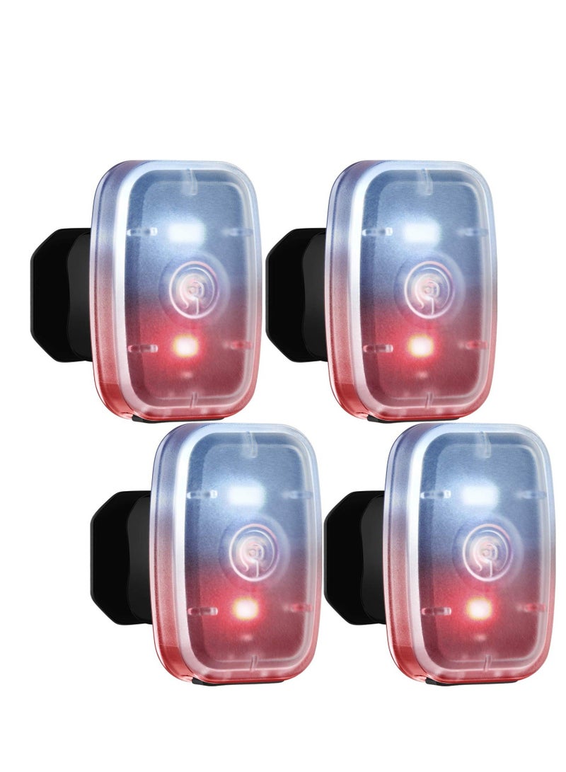 Running Light USB Rechargeable Safe LED Clip-on Strobe with 5 Lighting Modes High Visibility Accessories for Cycling Hiking Walking at Night