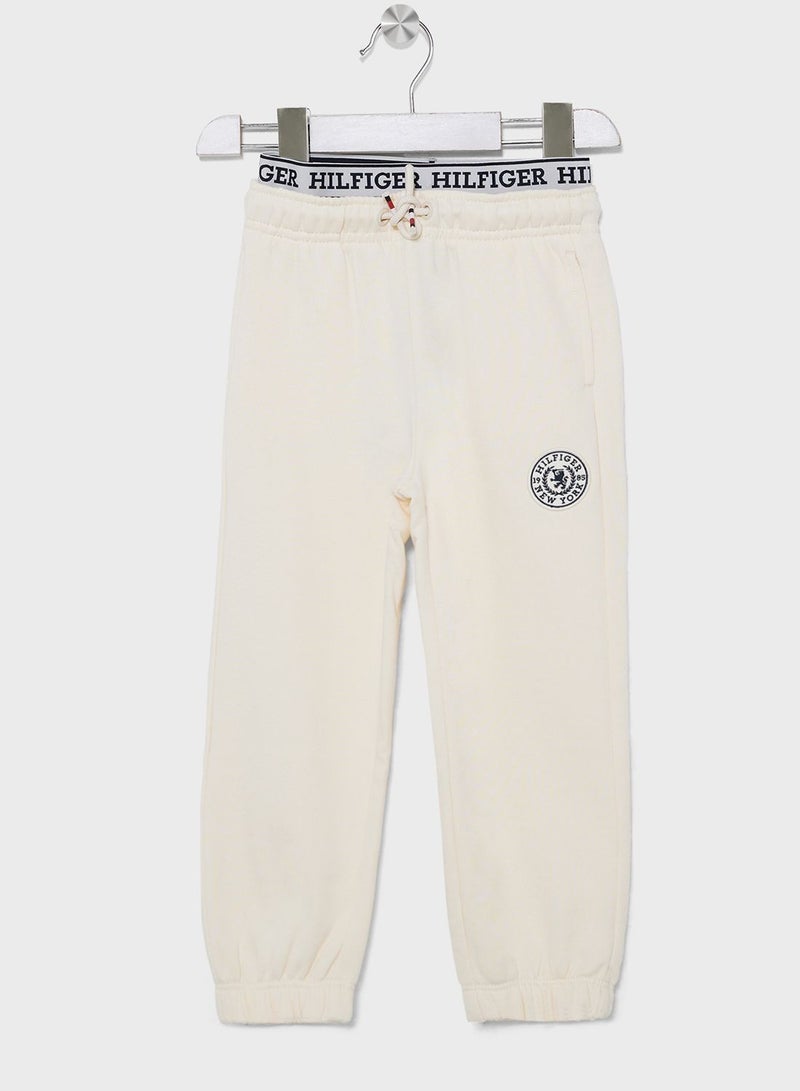 Kids Crest Logo Sweatpants