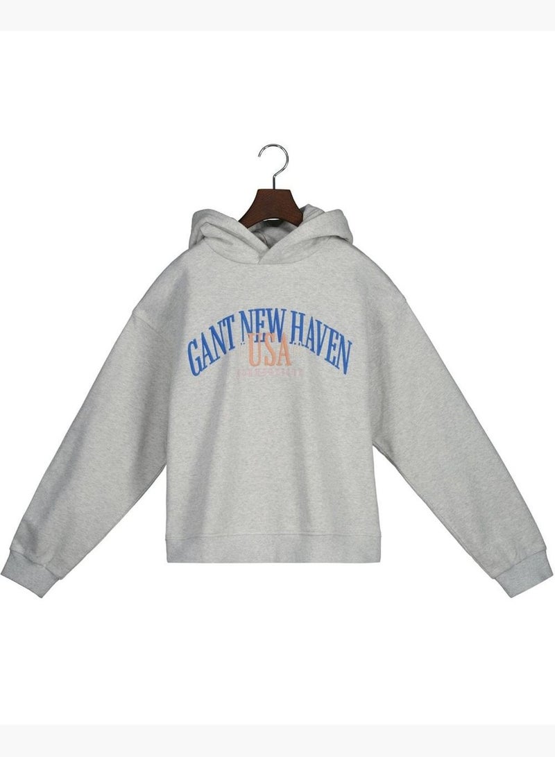 Gant Teen Girls Oversized Gant Usa Hoodie