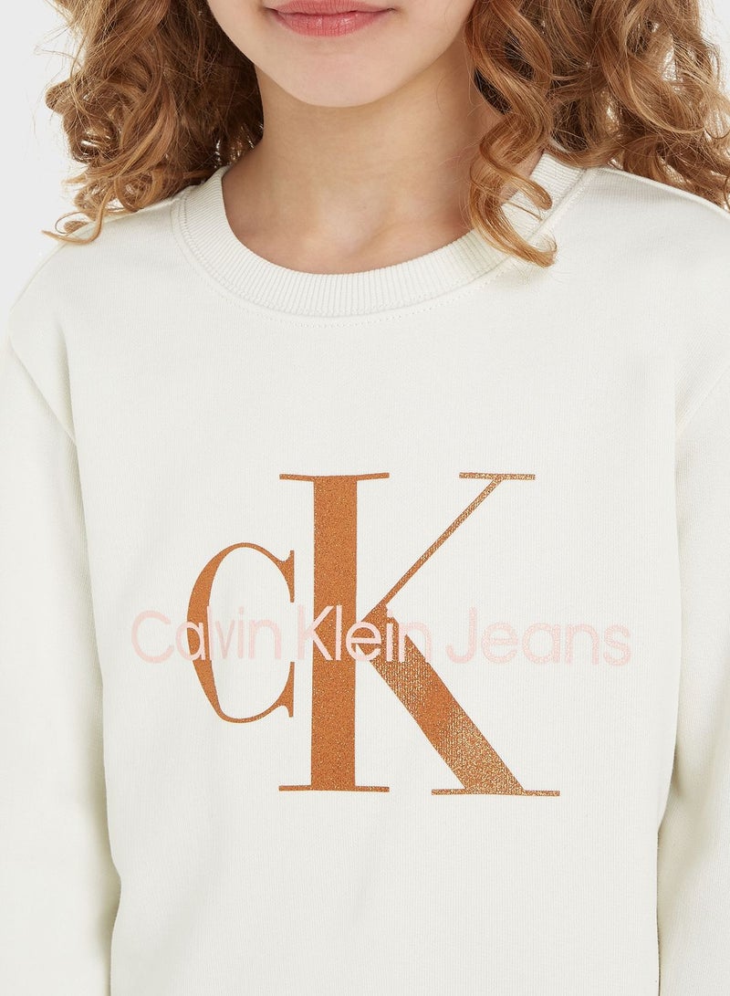 Kids Crew Neck Sweatshirt