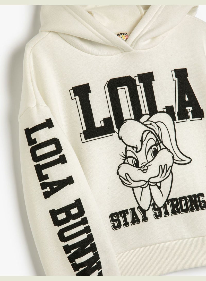 Lola Bunny Hoodie Licensed Long Sleeve Brushed Interior
