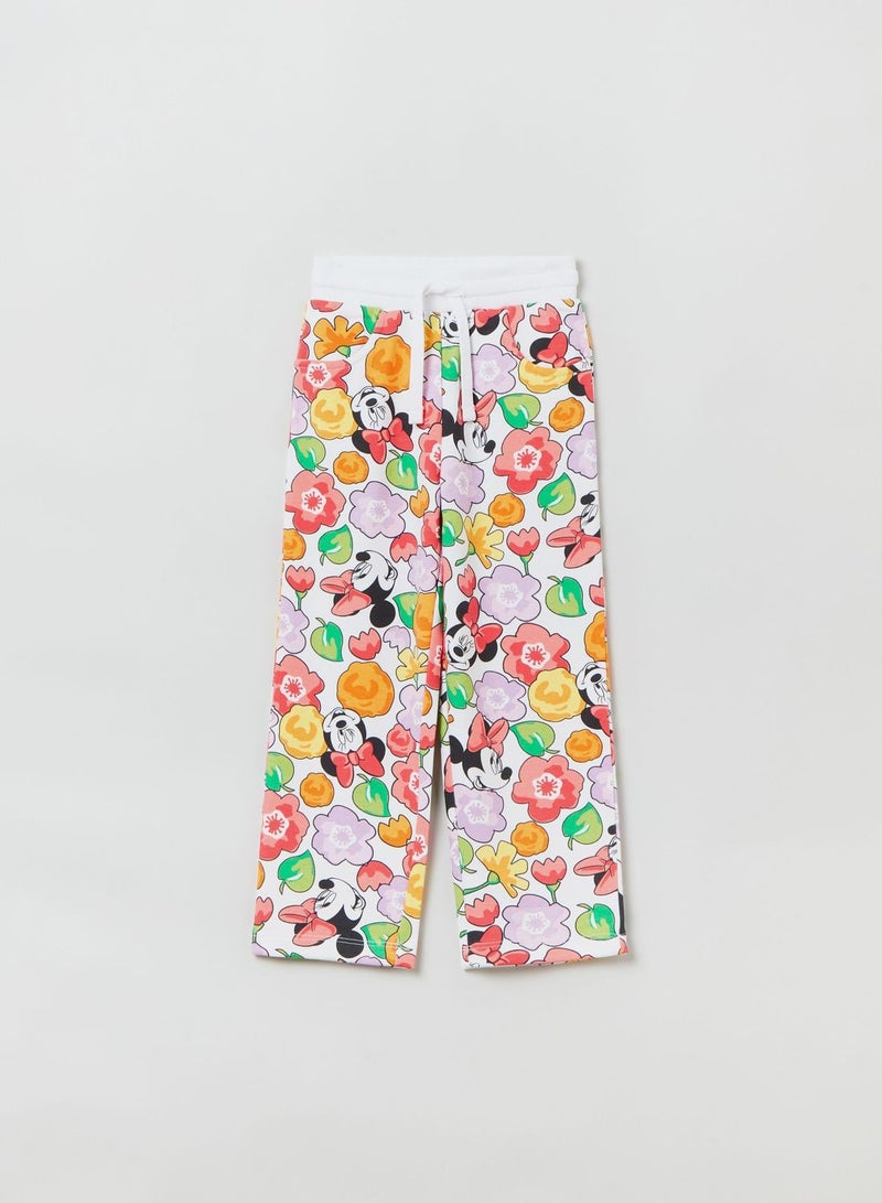 OVS Plush Trousers With Disney Minnie Mouse Print