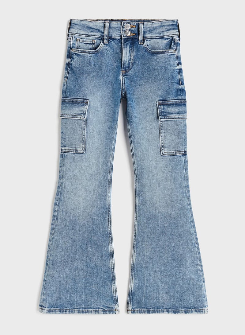 Kids Essential Flared Jeans