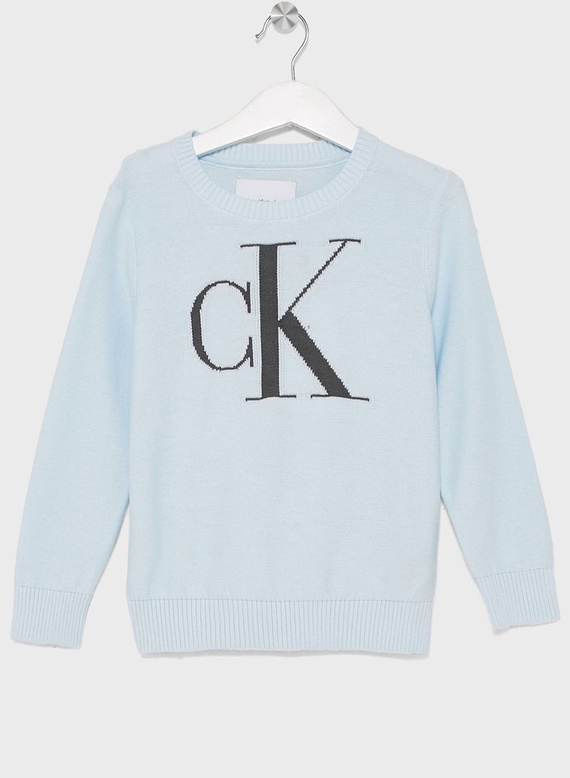 Kids Monogram Sweater