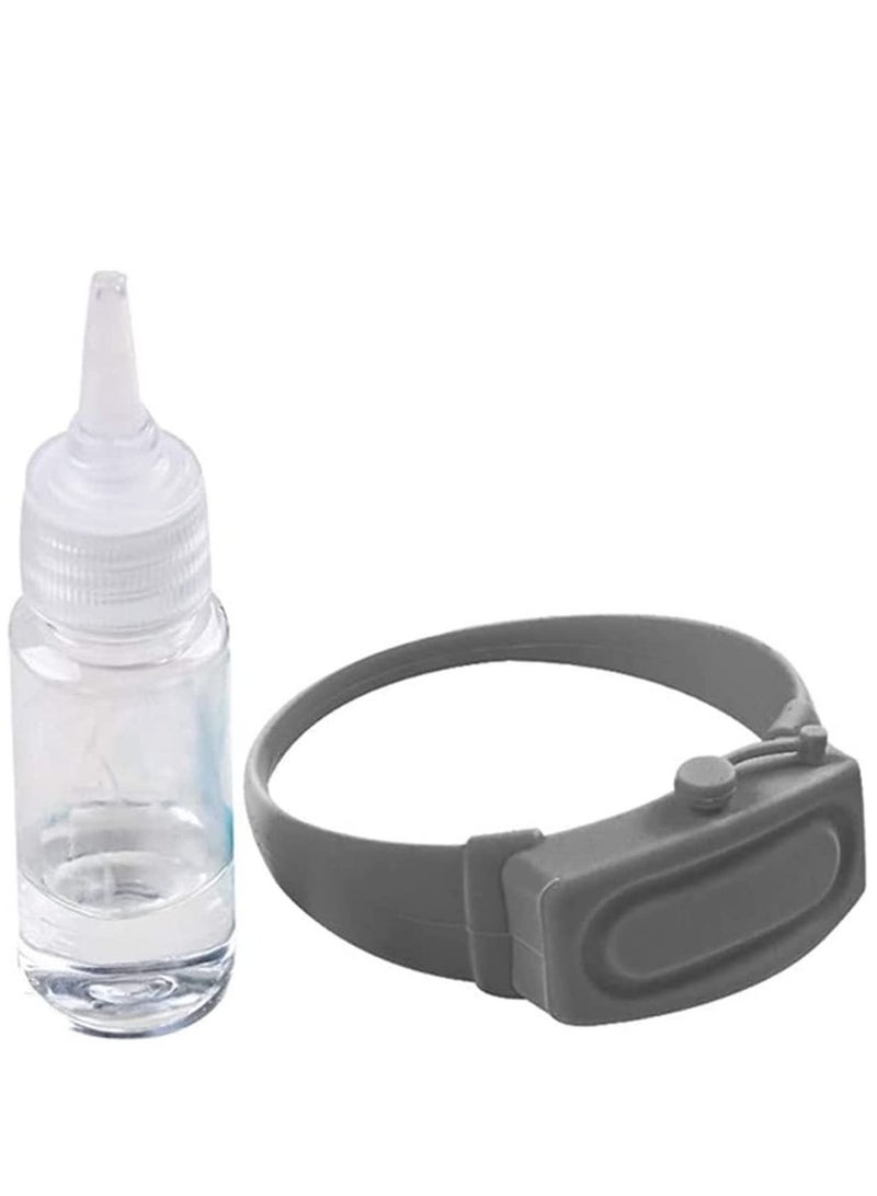 Wristband Hand Sanitiser Dispenser Silicone Soap Bracelet Portable Wearable Refillable Liquid Handwash