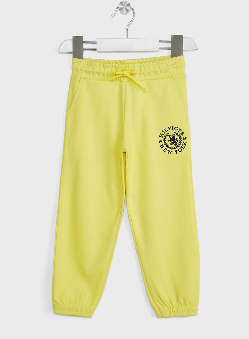 Kids Crest Logo Sweatpants