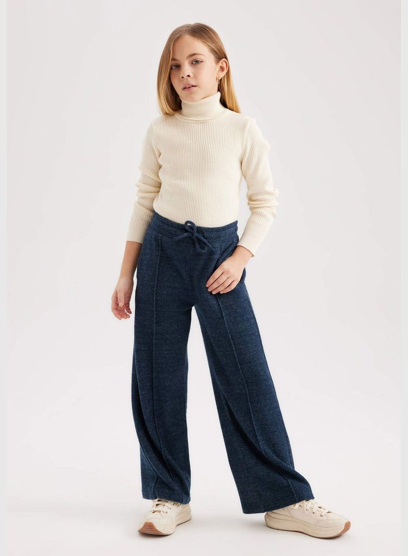 Girl Wide Leg Knitted Trousers