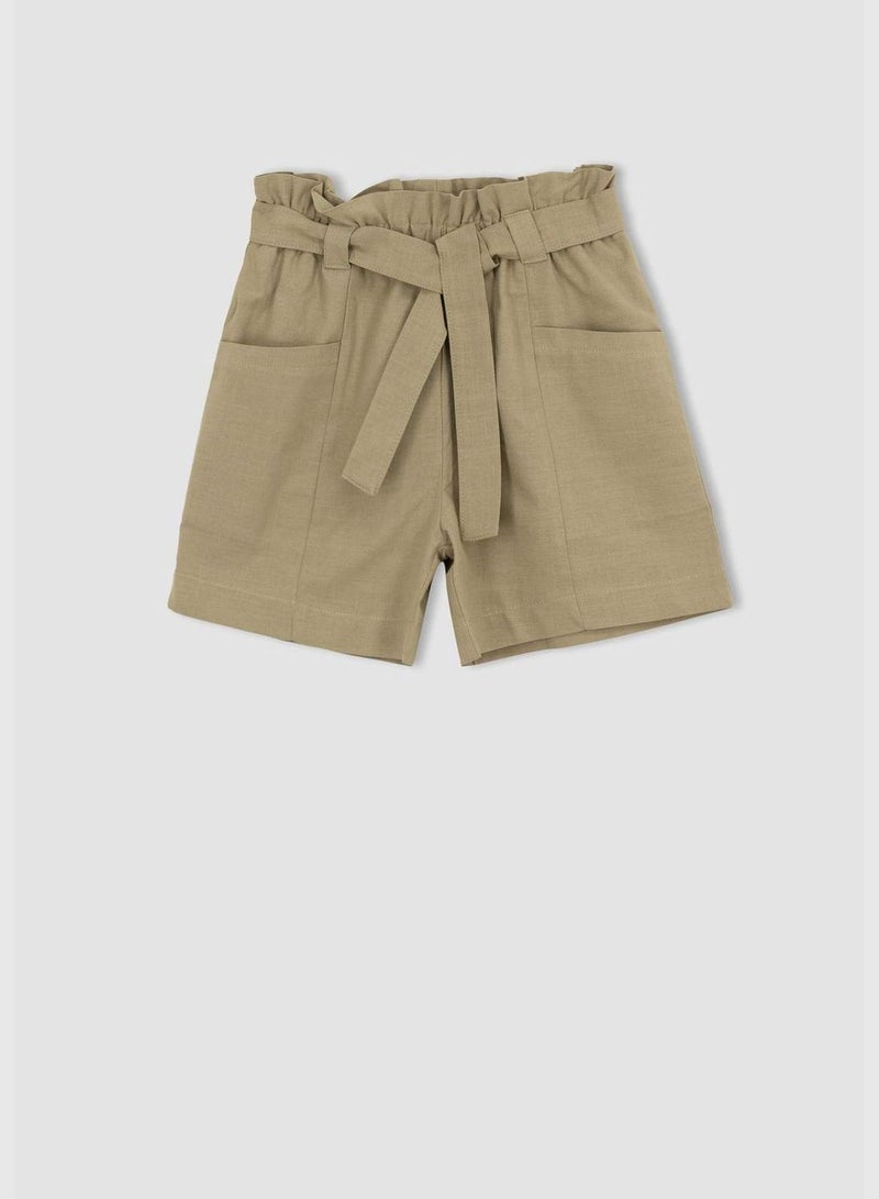 Girl Paperbag Woven Short