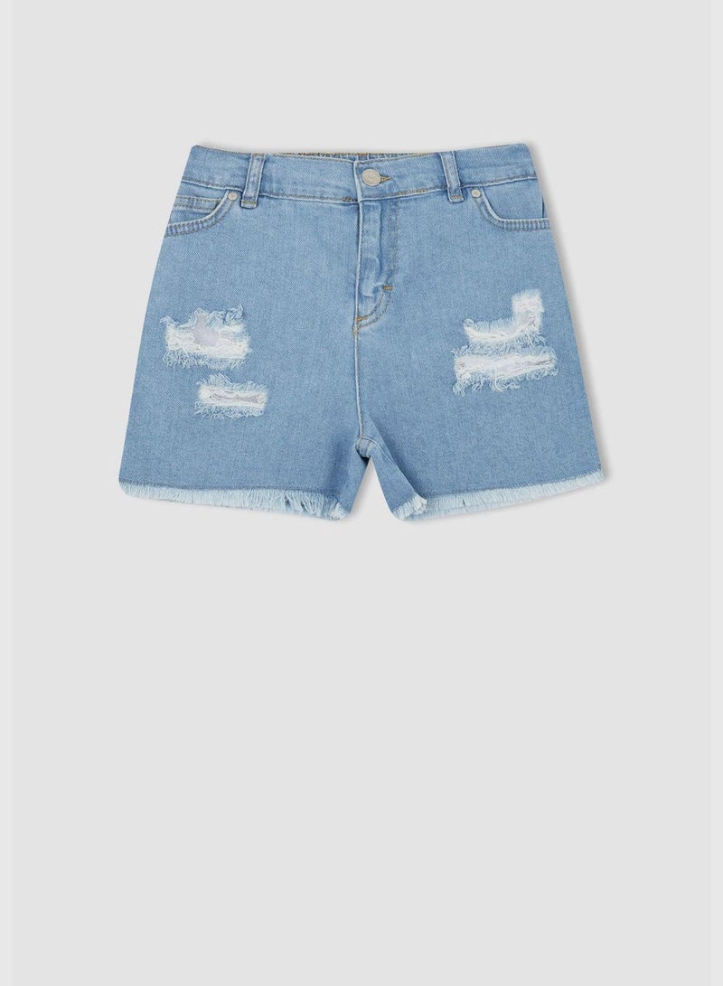 Girl Mom Fit Denim Short