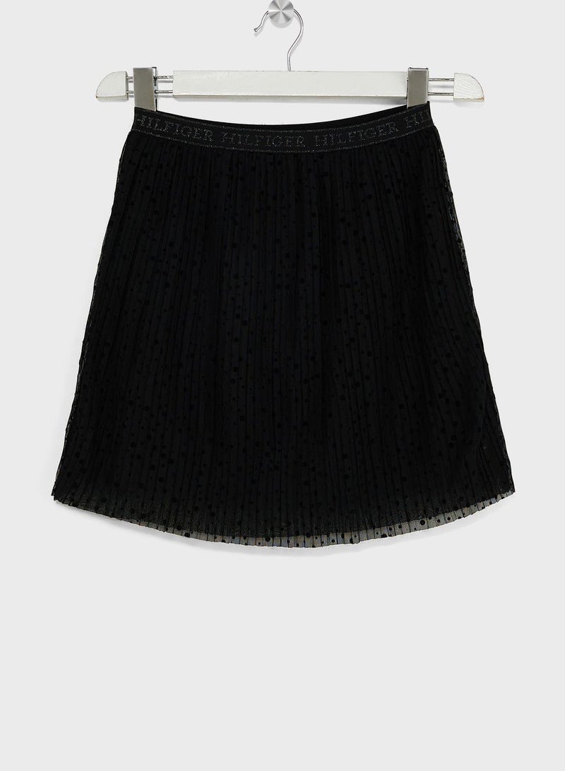 Youth Tulle Layered Festive Skirt