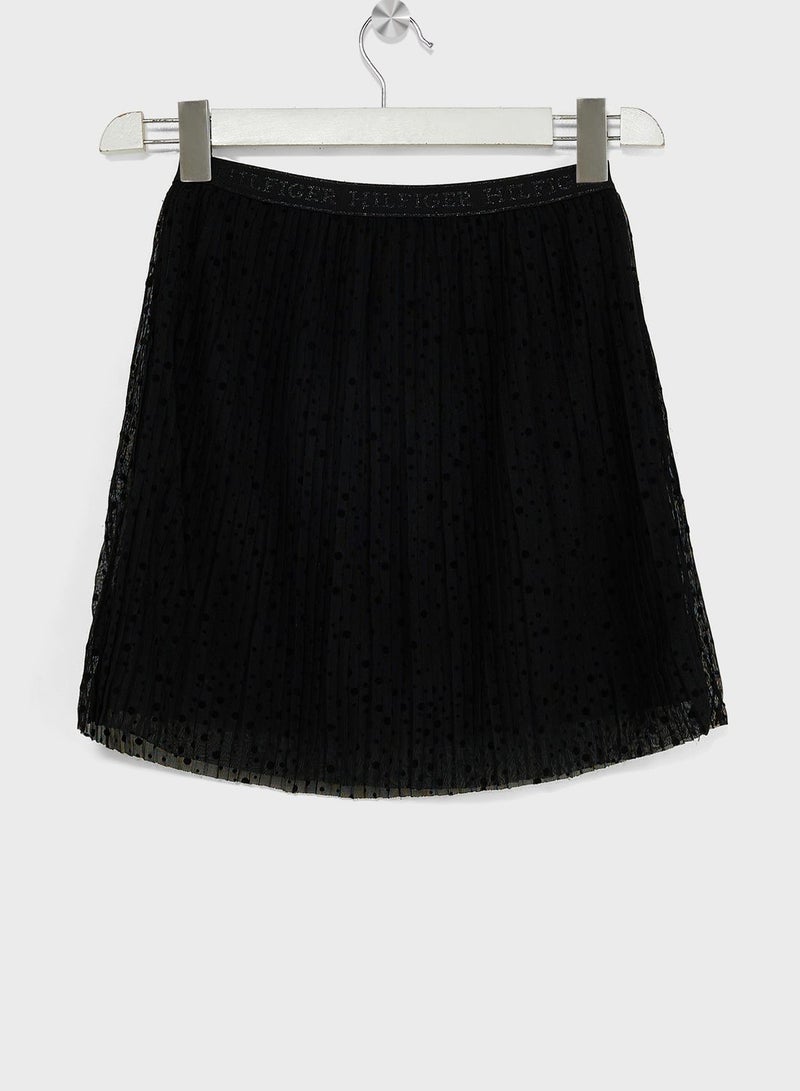 Youth Tulle Layered Festive Skirt