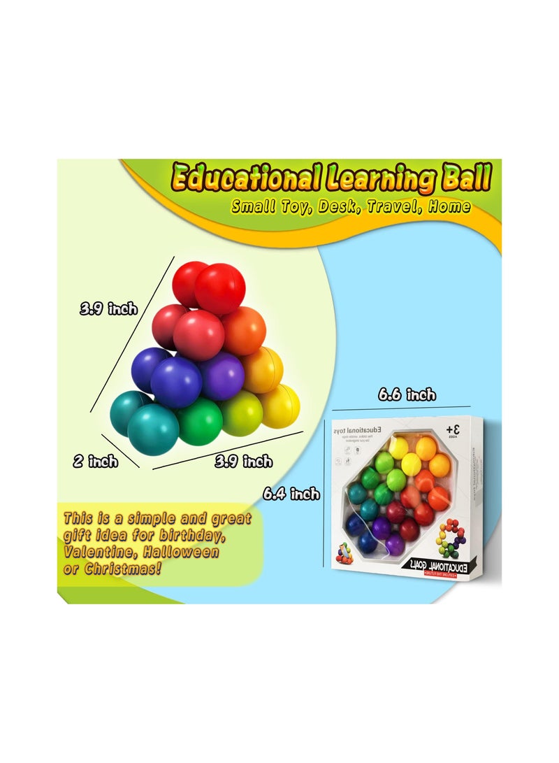 Pop Bubble Fidget Sensory Toys Autism Puzzle Ball Toddler Autistic Twist Figit ADHD Fidgits Desk Traveling Educational Learning Montessori for Girls Boy