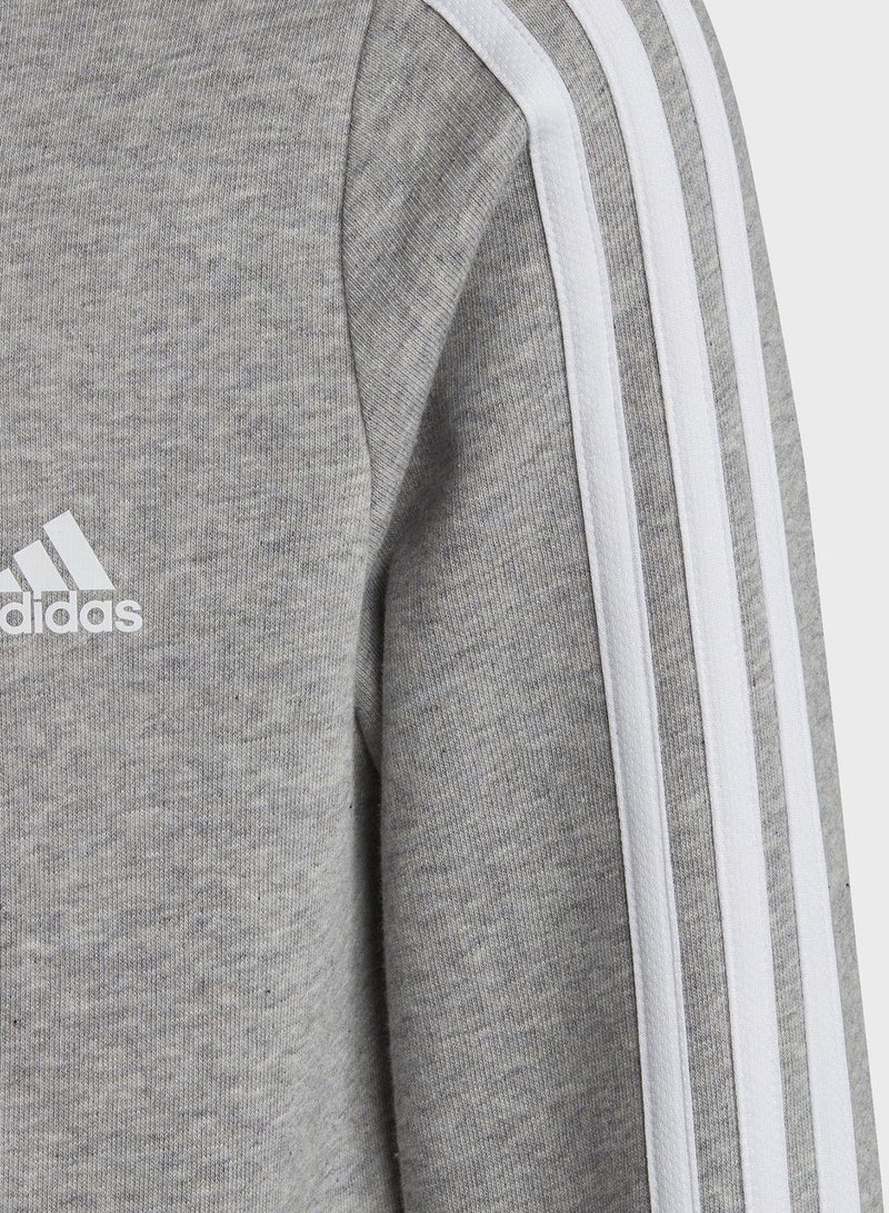 Essentials 3-Stripes Full-Zip Hoodie