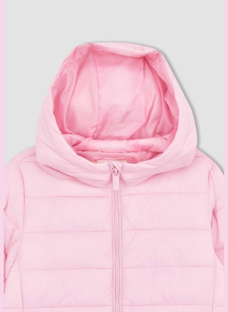 Girl Hooded Long Sleeve Jacket