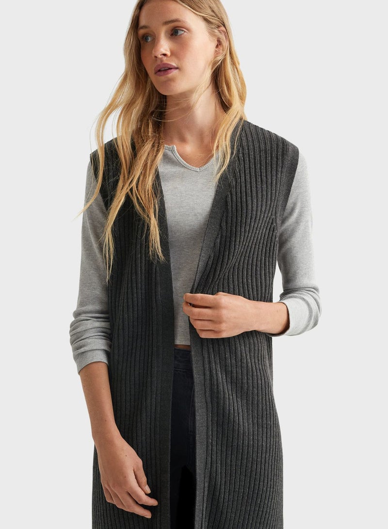 Youth Longline Knitted Cardigan