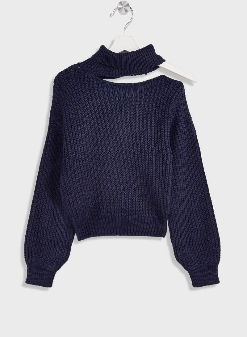 Youth Turtle Neck Sweater