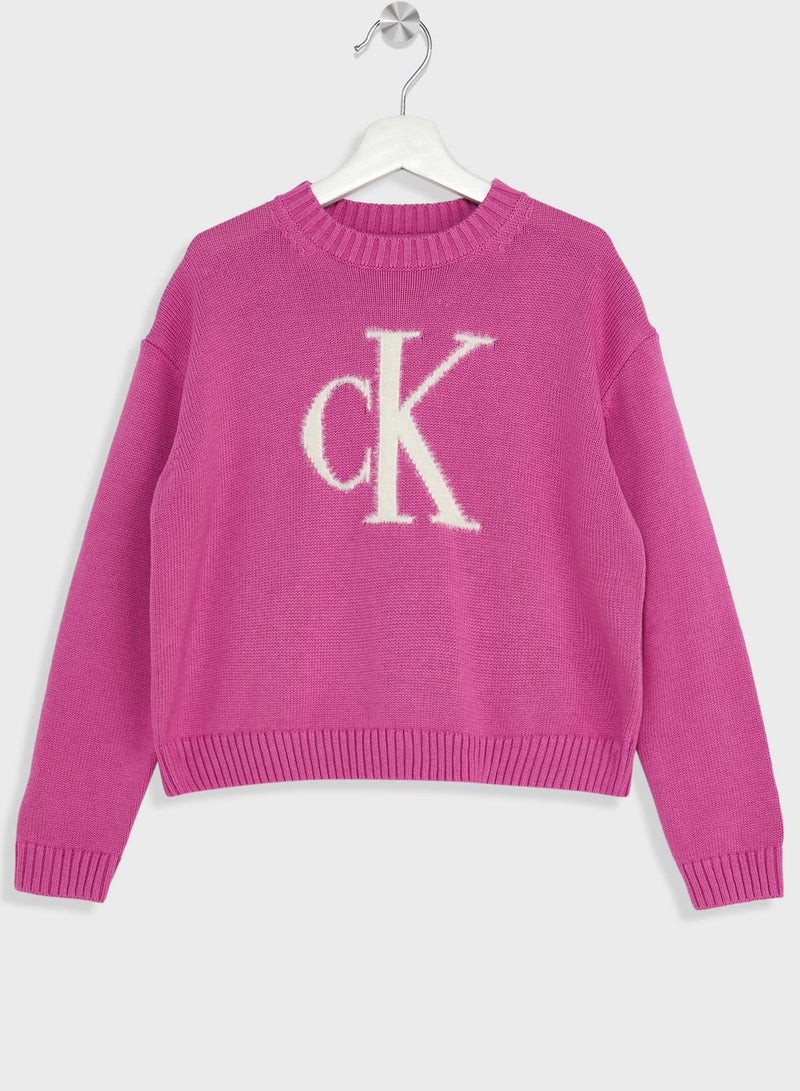Kids Crew Neck Sweater