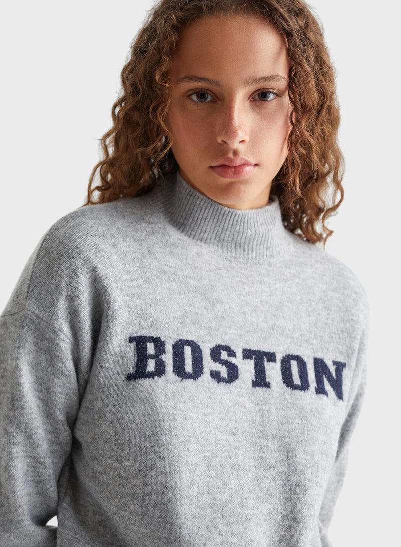 Youth Boston Sweater