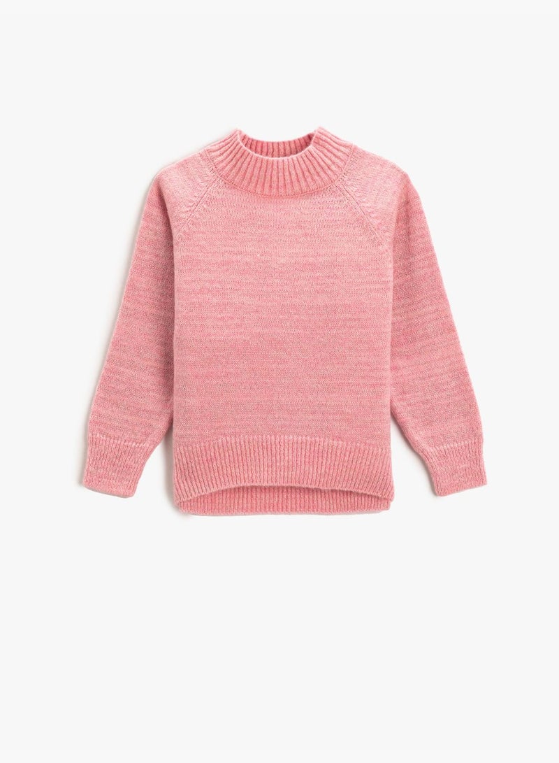 Basic Sweater Half Turtle Neck