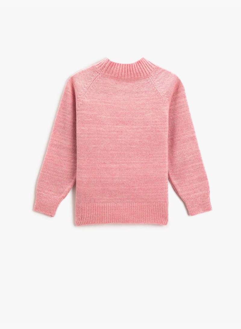 Basic Sweater Half Turtle Neck