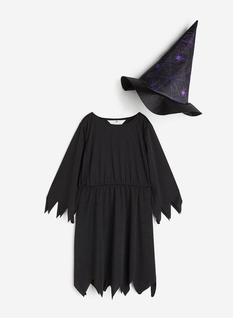Kids Witch Fancy Dress Costume