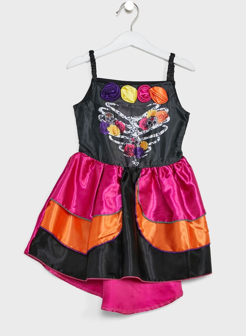 Youth Sugar Skull Costume