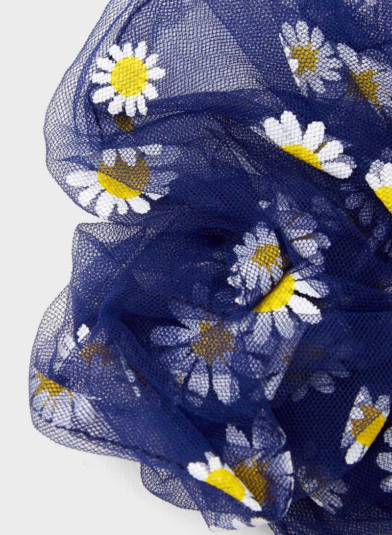 Kids Daisy Hair Scrunchie Headband