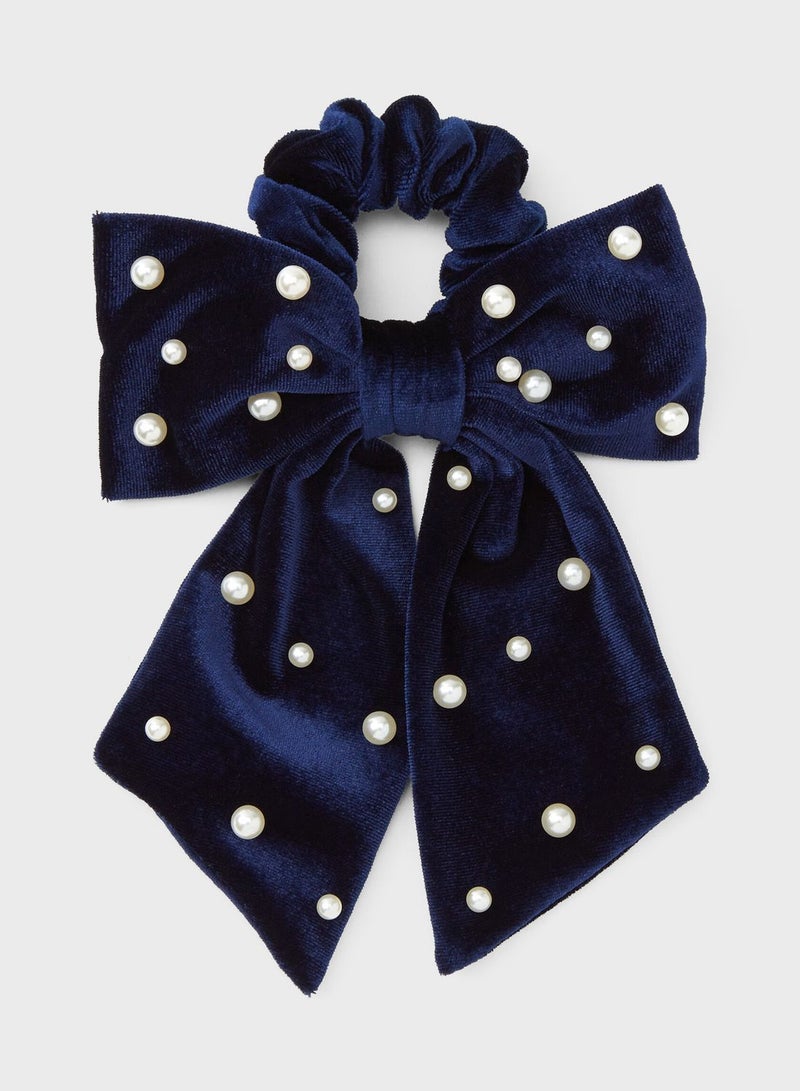 Kids Pearl Scrunchie