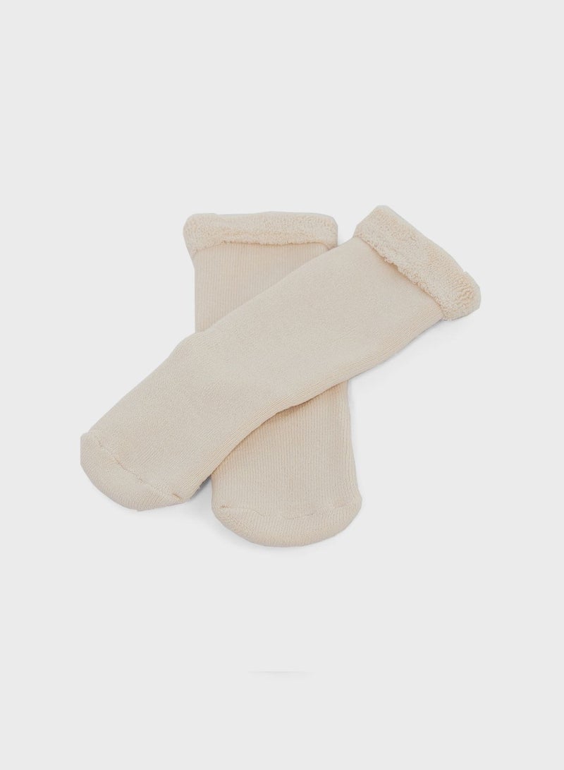 Infant 3 Pack Essential Knit Socks