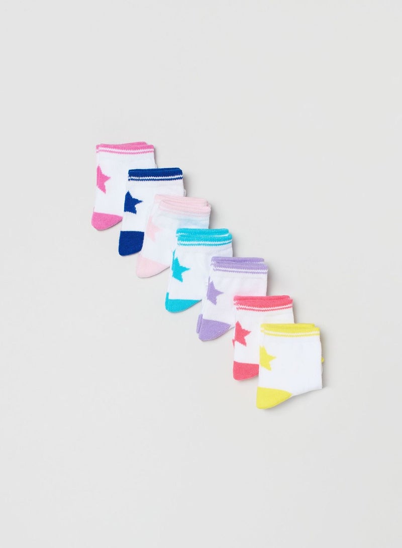 OVS Girls 7-Pack Socks - Multicolor